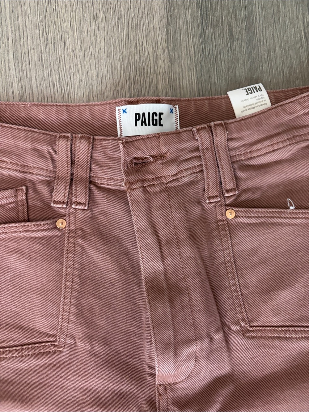 PAIGE Wide-Leg Jeans in Burnt Copper Anessa - Picture 2 of 6